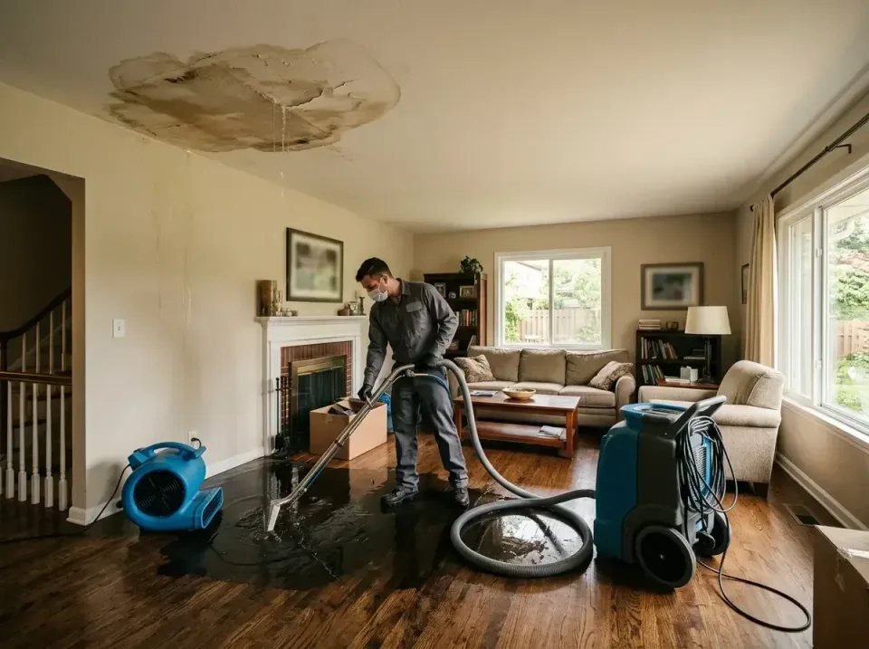 attic-pipe-burst-ceiling-drip-008 — frequently asked questions, Water Damage Restoration & Carpet Care in Sauk Centre, MN